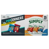 Simply and PopCorners 5 Flavor Snacks Variety Pack, 35 Count