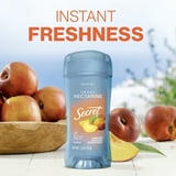 Secret Fresh Clear Gel Antiperspirant Deodorant, Sweet Nectarine, 2.6 oz