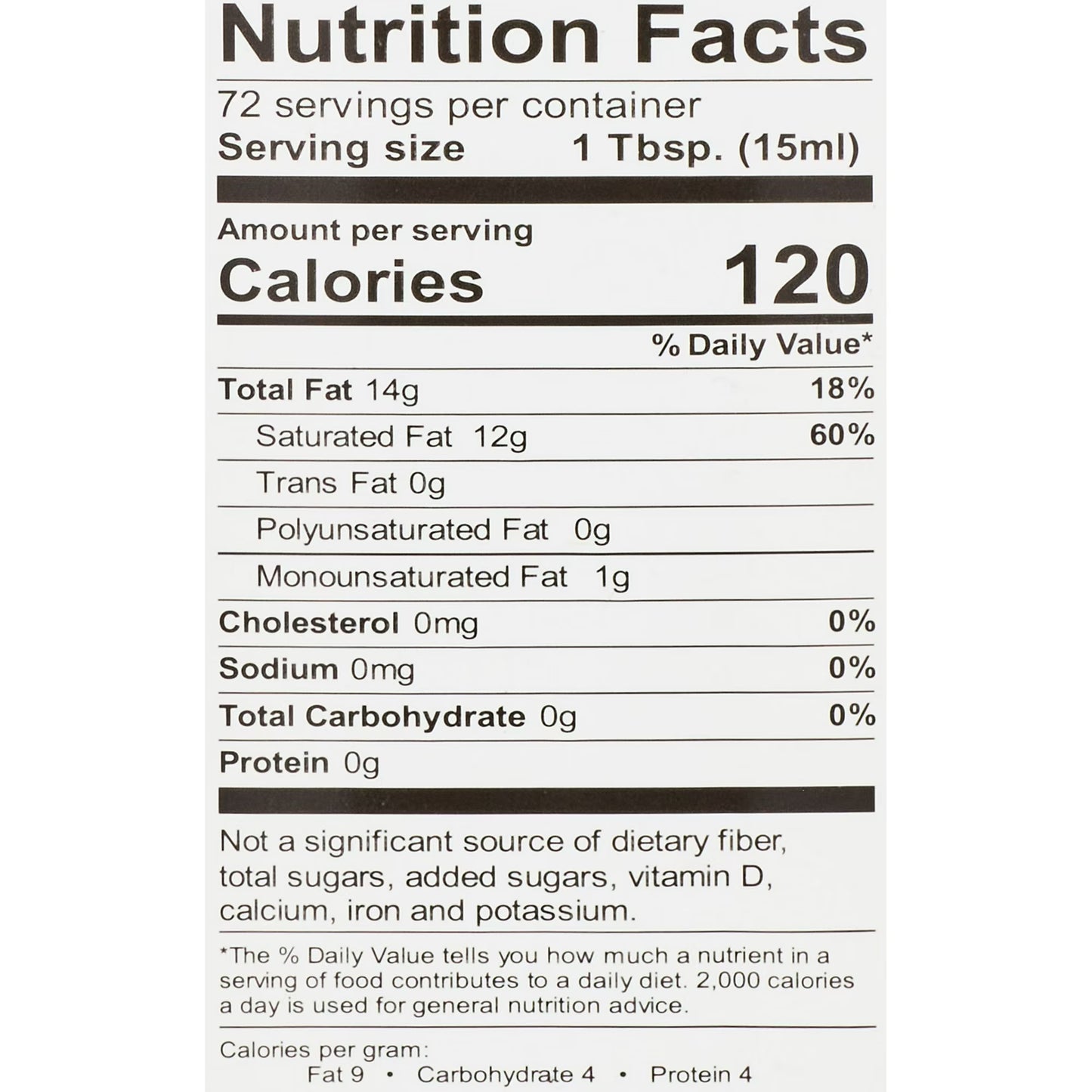 Tropical Plantation Organic Coconut Oil, 72 fl oz, 2 Pack