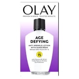Olay Age Defying Anti-Wrinkle Day Face Lotion, Anti-Aging Moisturizer with Sunscreen SPF 15, 3.4 fl oz