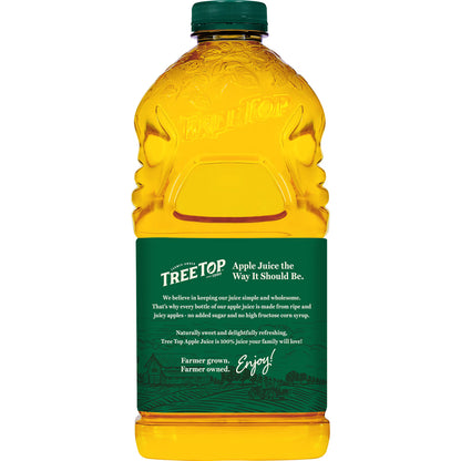 Tree Top 100% Apple Juice, No Sugar Added, No High Fructose Corn Syrup, 64 fl Oz