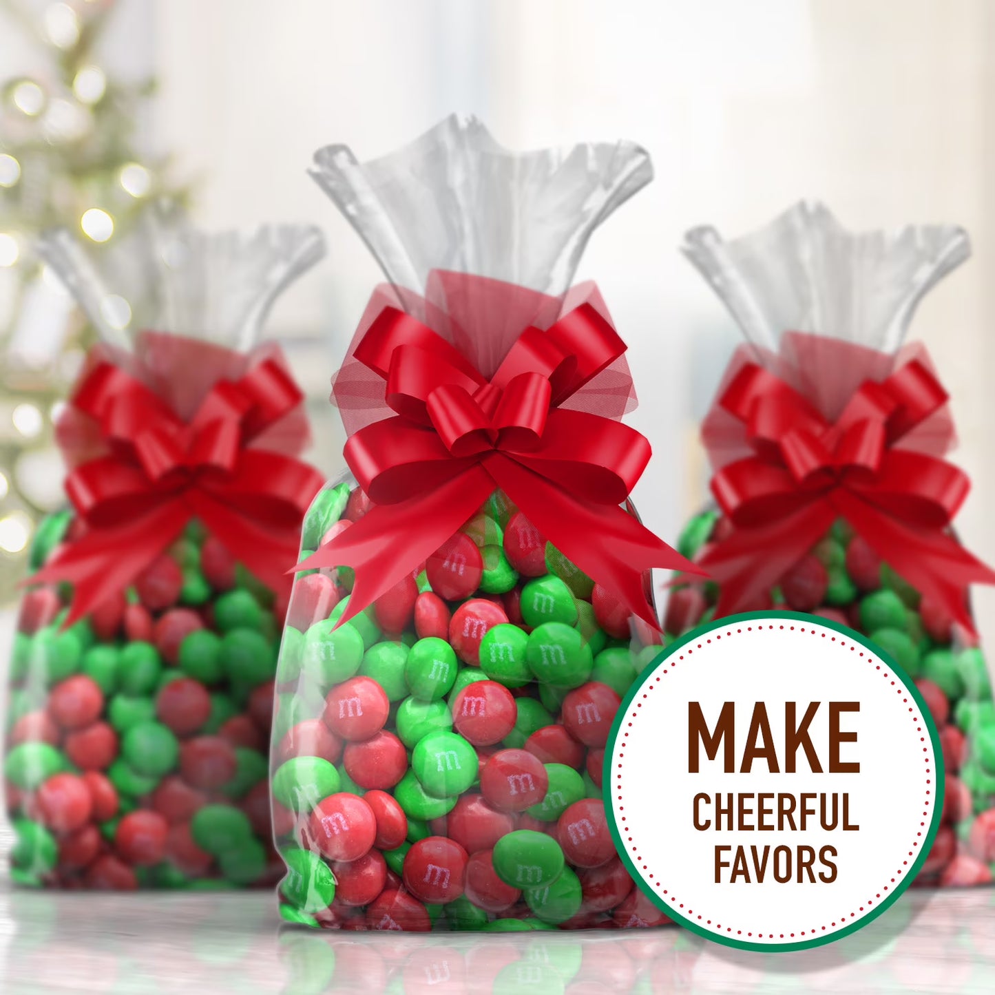 M&M's Milk Chocolate Christmas Candy - 10 oz Bag