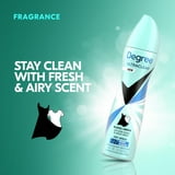 Degree UltraClear Antiperspirant Deodorant Dry Spray Black+White Pure Clean, 3.8 oz 2 Count