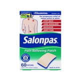 (2 pack) Salonpas Pain Relieving Patch, 60 Count (Pack of 1)