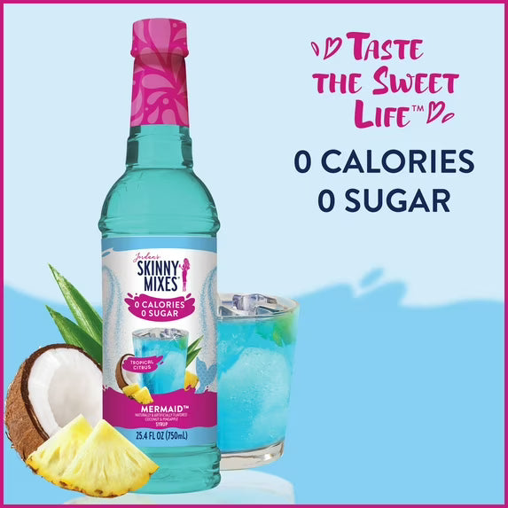 Jordan's Skinny Mixes Sugar Free Mermaid Syrup, 25.4 Fl Oz