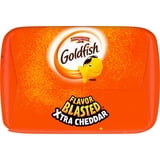 Goldfish Crackers, Flavor Blasted Xtra Cheddar Crackers, Family Size, 10 oz Bag