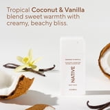 (3 pack) Native Body Wash, Sulfate Free, Coconut & Vanilla, for Women and Men, Travel Size 3 fl oz