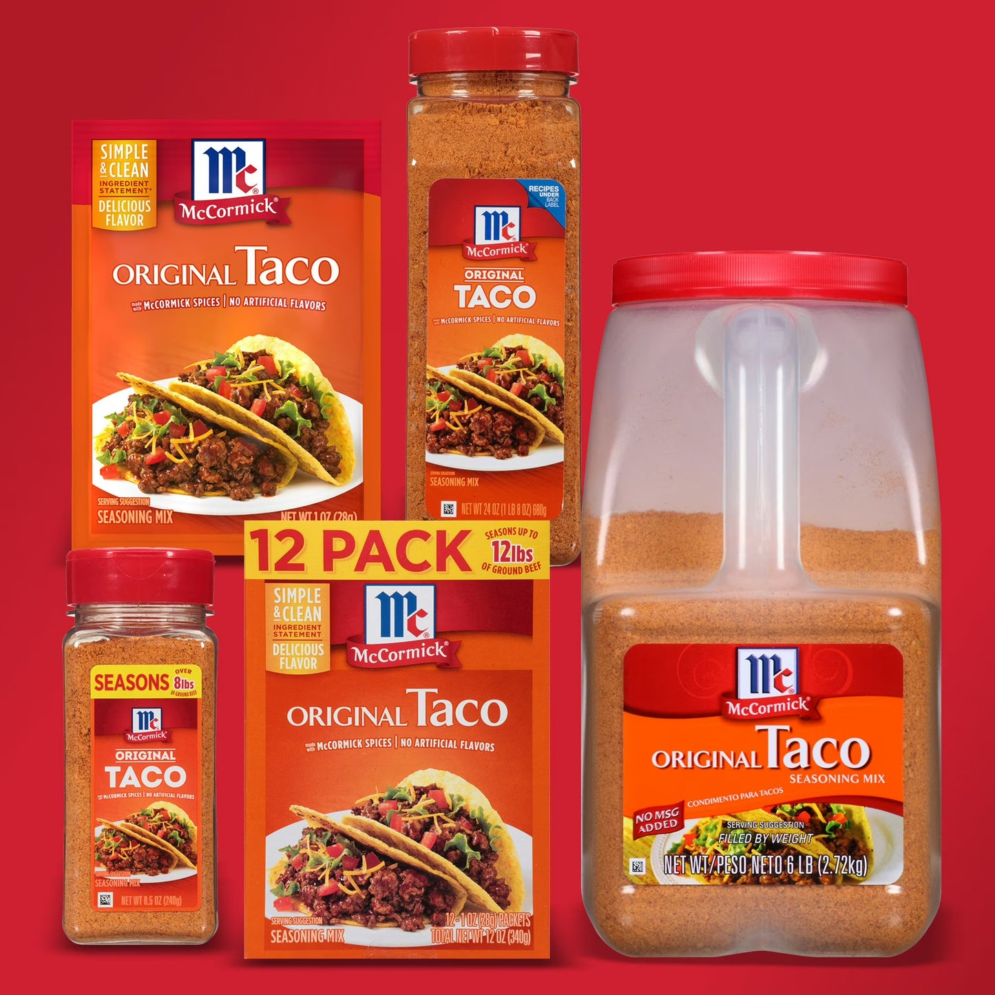McCormick Culinary Kosher Taco Seasoning, 24.0 oz Bottle