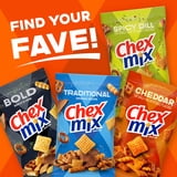 Chex Mix Cheddar Flavored Snack Mix, Snack Cup, 2.5 oz
