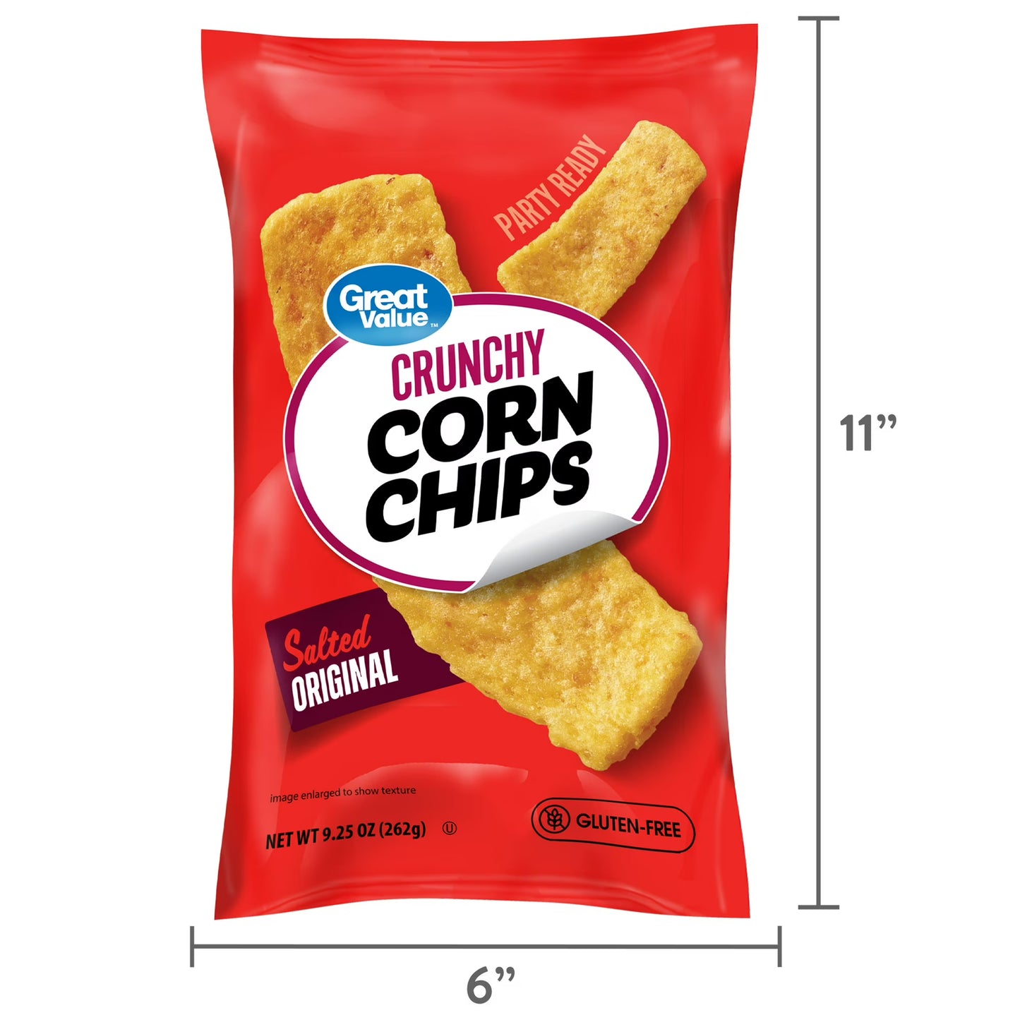 Great Value Original Corn Chips, 9.25 oz
