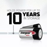 Energizer MAX D Batteries (6 Pack), D Cell Alkaline Batteries