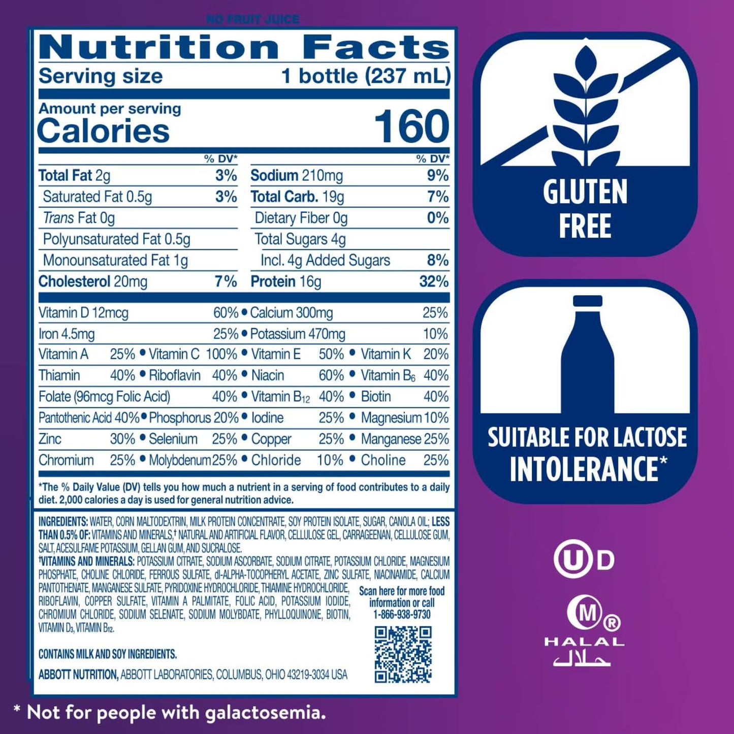Ensure High Protein Nutrition Shake, Strawberry, 8 fl oz, 6 Count