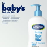 Cetaphil Baby Moisturizing Aloevera Body Wash and Shampoo, Organic Calendula, 7.8 fl oz