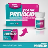 Prevacid 24HR Lansoprazole Delayed-Release Capsules for Heartburn Relief, 15 mg, 14 Count