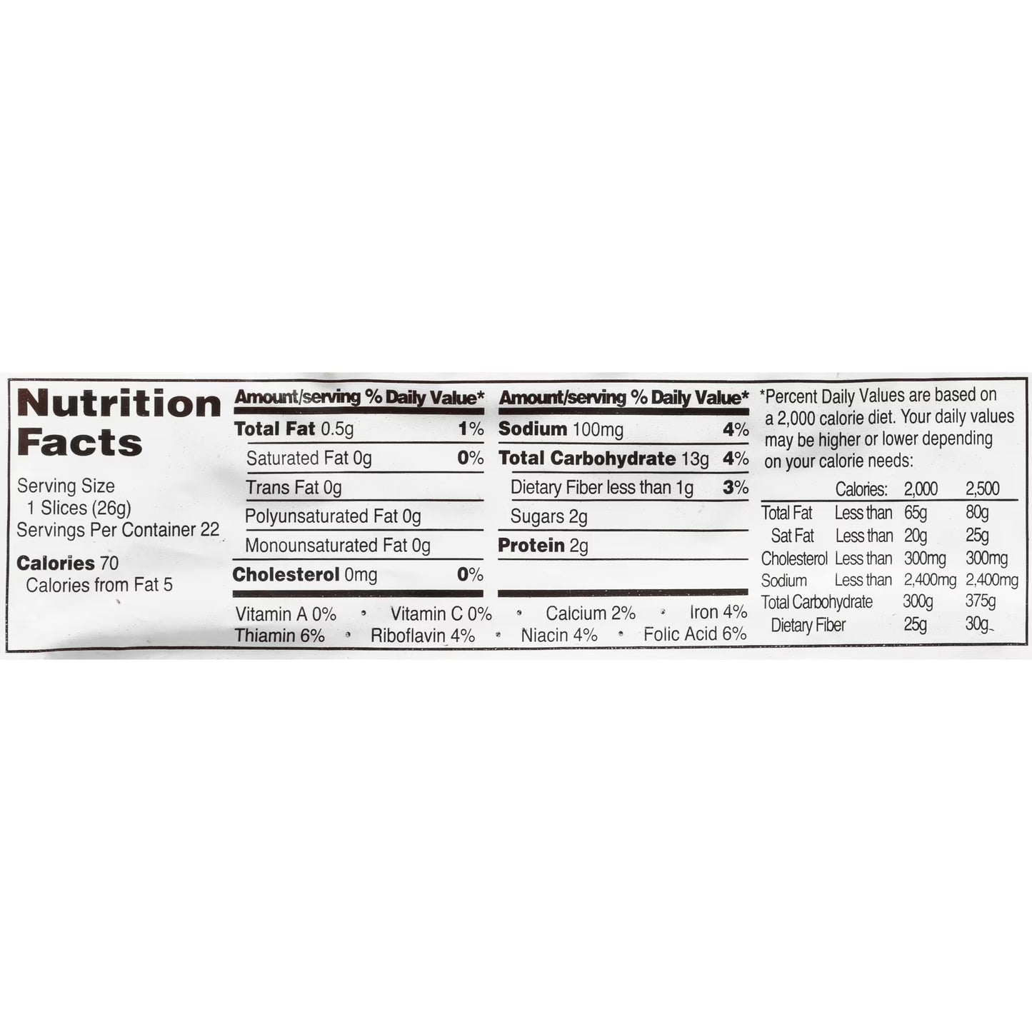 Sara Lee Honey Wheat Bread 20 oz. Bag