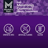 Member’s Mark Melatonin Gummies, 5 mg, Strawberry, 200 ct.