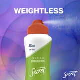 Secret Dry Spray Antiperspirant Deodorant for Women, Tropical Hibiscus, 4.1 oz
