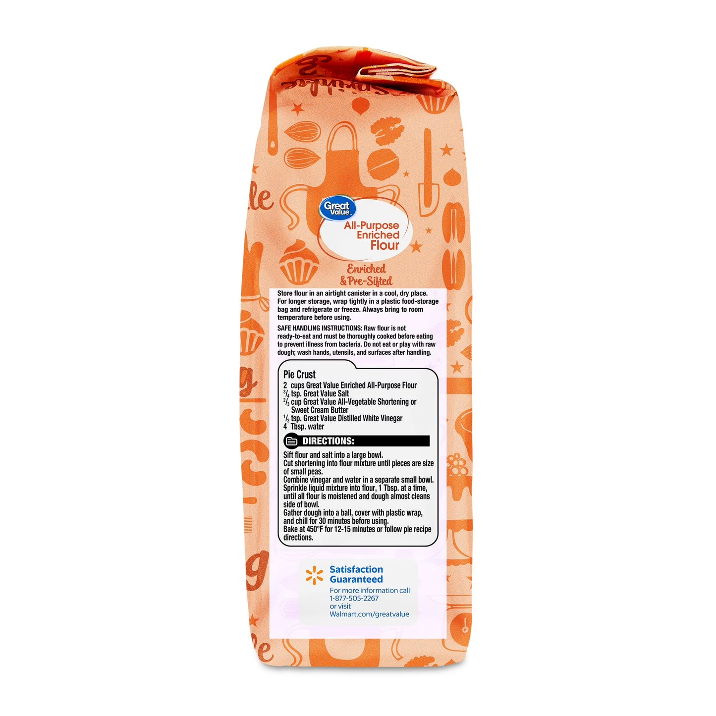 Great Value All-Purpose Unbleached Flour, 5 lb Bag