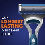 Gillette Sensor5, Men's Disposable Razors, 4 Count