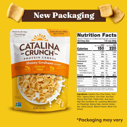 Catalina Crunch Protein Cereal, Honey Graham 9 oz