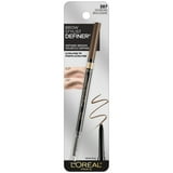 (2 pack) L'Oreal Paris Brow Stylist Definer Waterproof Eyebrow Mechanical Pencil, Ash Brown, 0.003 fl. oz.