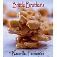 Brittle Brothers Peanut Brittle - 5 oz. Gift Bag - Gourmet Candy - Nashville Whiskey Bourbon Peanut Brittle Pecan Cashew Candy Snack Mothers Day Fathers Christmas Valentines Day Graduation Corporate