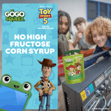 GoGo squeeZ Toy Story 5 No Sugar Added Apple Applesauce Pouches, 3.2 oz (10 Pack)