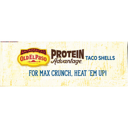Old El Paso Protein Advantage Taco Shells, 10g Protein, Gluten Free, 10 Count, 4.94 oz