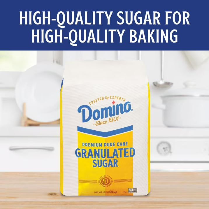 Domino Premium Pure Cane Granulated Sugar, 10 lb