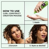 Garnier Fructis Style Curl Construct Creation Mousse, For Curly Hair, 6.8 oz.