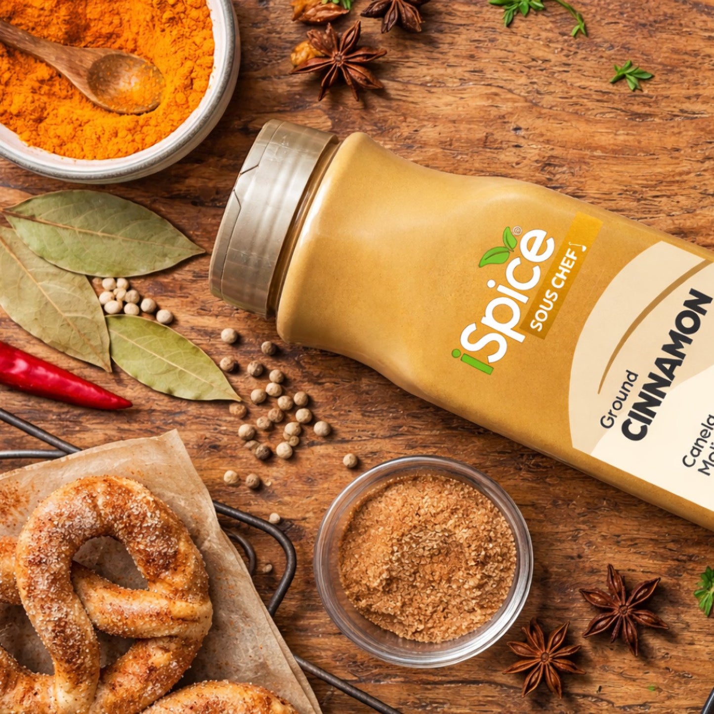 iSpice | Cinnamon Ground | 16 oz | Bulk Size | Rich Aroma