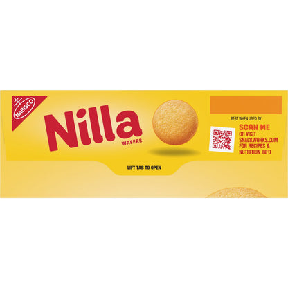 (6 pack) NILLA Wafers Cookies, Vanilla Wafers, 11 oz