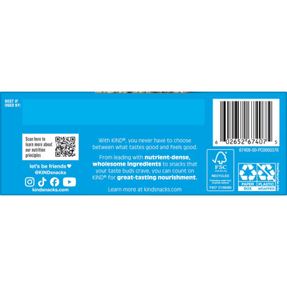 KIND Blueberry Almond Breakfast Protein Bars, 6-Count, 1 Cardboard Box