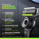 Gillette Labs Razor with Exfoliating Bar - Includes 5 Refills and Wall Hanger