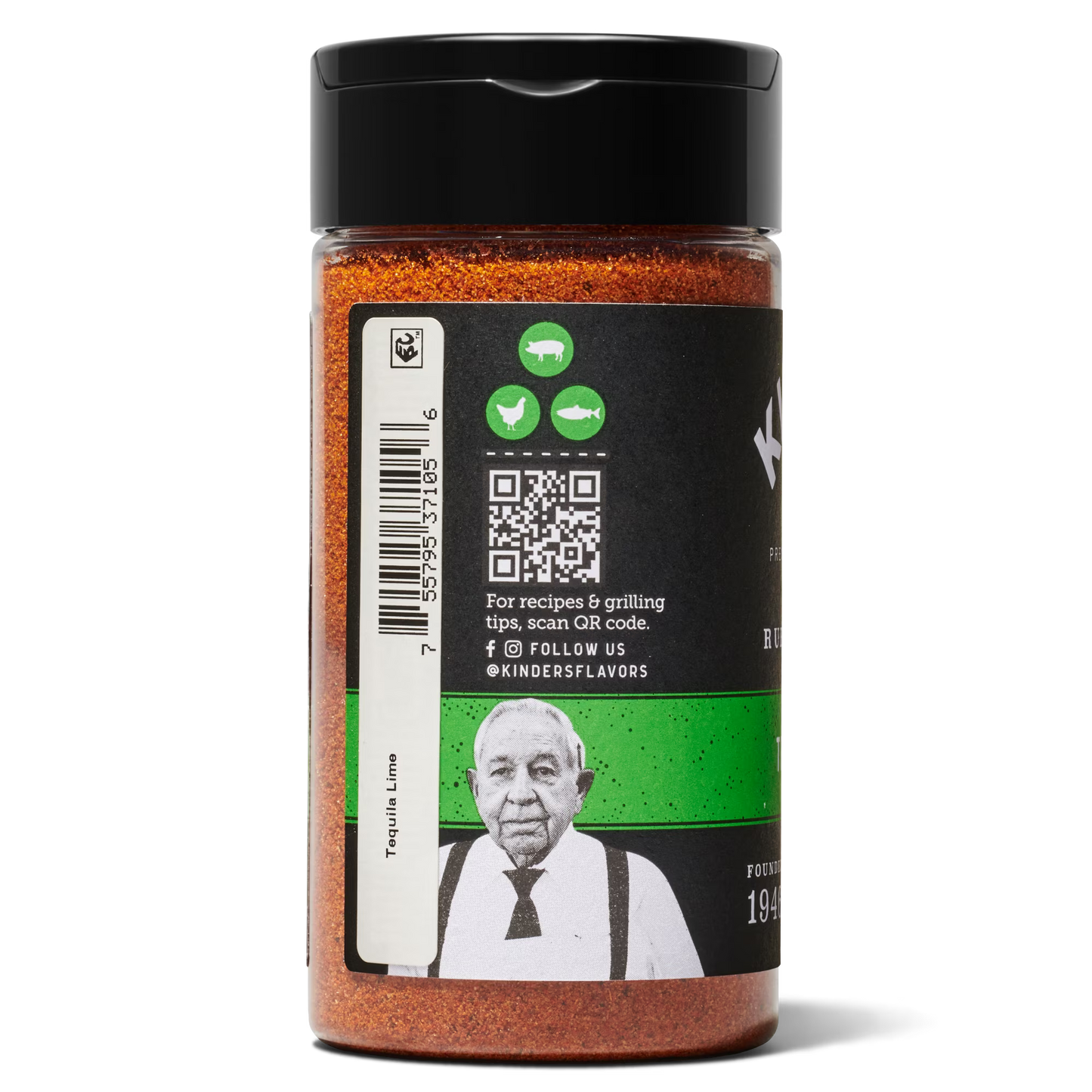 Kinder's Tequila Lime Seasoning for Grilling, 5.9 oz