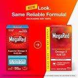MegaRed Omega-3 Krill Oil Supplement Softgels, 500mg, 90 ct.