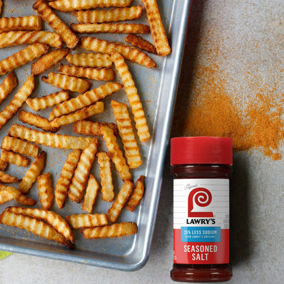 Lawry's Kosher 25% Less Sodium Seasoned Salt, 8.0 oz Bottle
