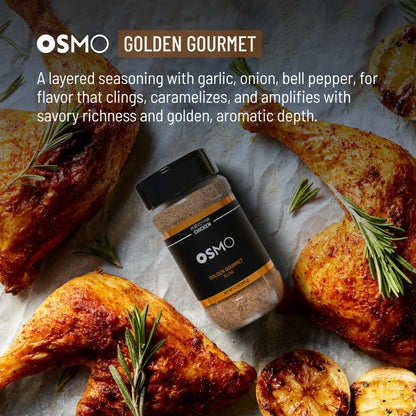 Osmo Golden Gourmet Blend for Chicken, Chef-Crafted Michelin-Star Quality Seasoning, 4.7 oz Powder