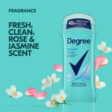 (3 pack) Degree Women's Long Lasting Antiperspirant Deodorant Stick, Shower Clean, 2.6 oz