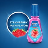 (2 pack) Crest Kid's Anticavity Alcohol Free Fluoride Rinse, Strawberry Rush, 500 mL, Ages 6+