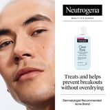 Neutrogena Clear Pore Oil-Eliminating Acne Treatment Astringent, Toner for Face, 8 fl oz