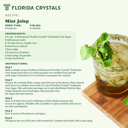 Florida Crystals Turbinado Cane Sugar, 44 oz Jug