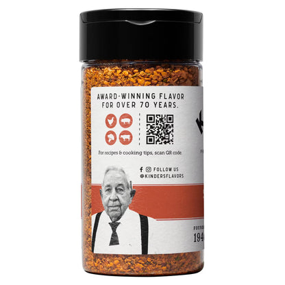 Kinder's Spicy Garlic Crunch Seasoning Blend with Chilis, Garlic, and Sea Salt, 6.6 oz