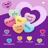 Brach's Valentines Day Candy Sweet Bright Conversation Hearts, Hard Candy, 1.1 oz Box, 4 Count