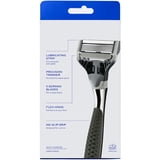 Harry's Winston Razor Handle for Men, Includes 5 Razor Blade Cartridges, Ink Chrome