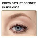 (2 pack) L'Oreal Paris Brow Stylist Definer Waterproof Eyebrow Mechanical Pencil, Dark Blonde