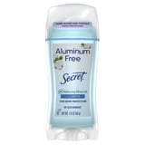 Secret Aluminum Free Women's Deodorant, Solid, Cotton, 2.4 oz