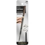 (2 pack) L'Oreal Paris Brow Stylist Definer Waterproof Eyebrow Pencil, Brunette, Defining, 0.003 oz