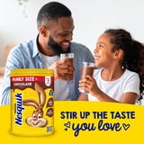 Nestle Nesquik Chocolate Flavor Powder Stir In Drink Mix Canister, 38 oz Canister, 83 Servings