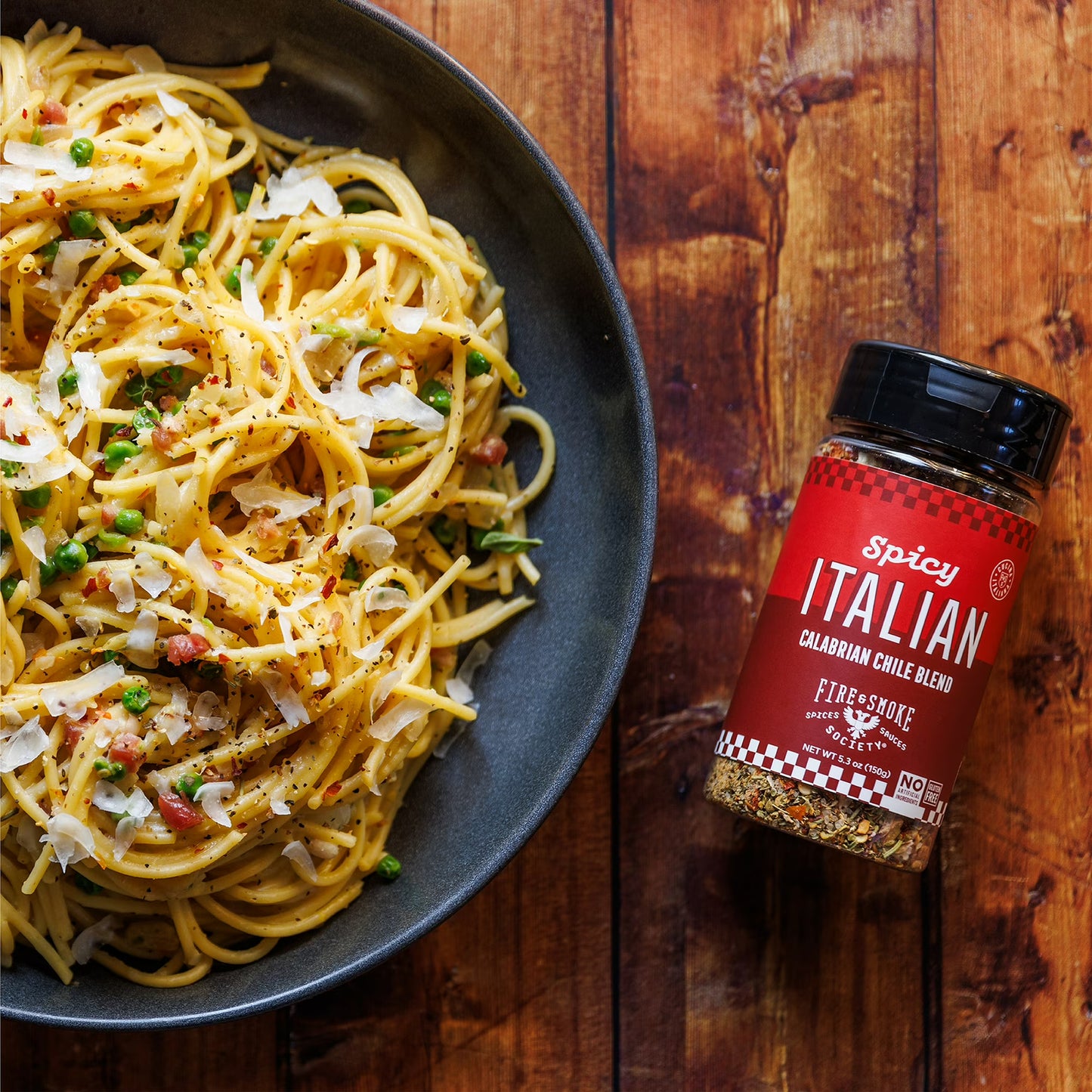 Fire & Smoke Society Spicy Italian Seasoning, 5.3 Ounce Mixed Spices & Seasonings